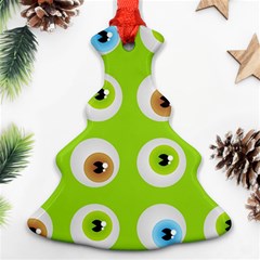 Eyes Background Structure Endless Ornament (christmas Tree)  by Nexatart