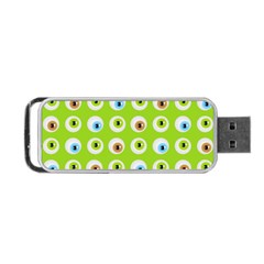 Eyes Background Structure Endless Portable Usb Flash (one Side) by Nexatart