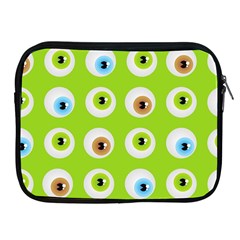 Eyes Background Structure Endless Apple Ipad 2/3/4 Zipper Cases by Nexatart