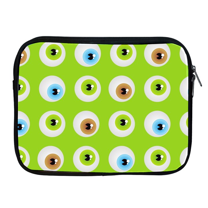 Eyes Background Structure Endless Apple iPad 2/3/4 Zipper Cases