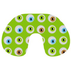 Eyes Background Structure Endless Travel Neck Pillows by Nexatart