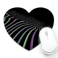 Graphic Design Graphic Design Heart Mousepads by Nexatart