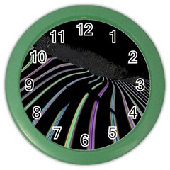 Graphic Design Graphic Design Color Wall Clocks by Nexatart