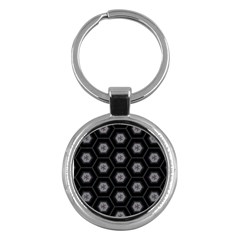 Mandala Calming Coloring Page Key Chains (round)  by Nexatart