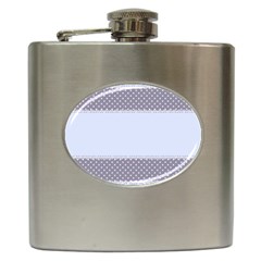 Blue Modern Hip Flask (6 Oz) by Nexatart