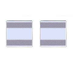 Blue Modern Cufflinks (square) by Nexatart