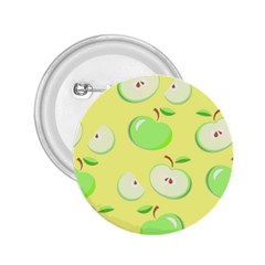 Apples Apple Pattern Vector Green 2.25  Buttons