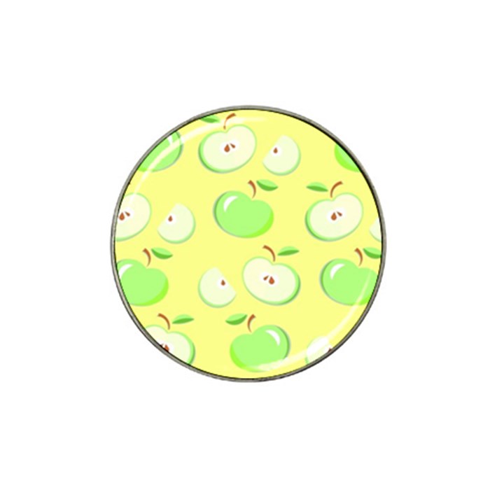 Apples Apple Pattern Vector Green Hat Clip Ball Marker