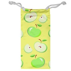 Apples Apple Pattern Vector Green Jewelry Bag