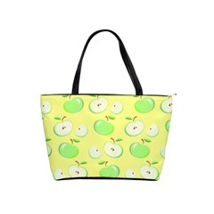 Apples Apple Pattern Vector Green Shoulder Handbags