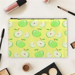 Apples Apple Pattern Vector Green Cosmetic Bag (large)  by Nexatart