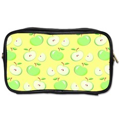 Apples Apple Pattern Vector Green Toiletries Bags 2-side by Nexatart