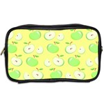 Apples Apple Pattern Vector Green Toiletries Bags 2-Side Back