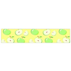 Apples Apple Pattern Vector Green Flano Scarf (Small)