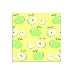 Apples Apple Pattern Vector Green Satin Bandana Scarf