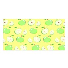 Apples Apple Pattern Vector Green Satin Shawl