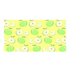 Apples Apple Pattern Vector Green Satin Wrap