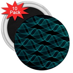 Pattern Vector Design 3  Magnets (10 Pack)  by Nexatart