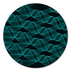 Pattern Vector Design Magnet 5  (Round)