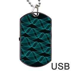 Pattern Vector Design Dog Tag Usb Flash (two Sides) by Nexatart