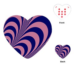 Fractals Vector Background Playing Cards (heart)  by Nexatart