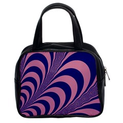 Fractals Vector Background Classic Handbags (2 Sides) by Nexatart