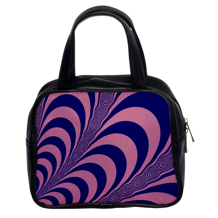 Fractals Vector Background Classic Handbags (2 Sides)