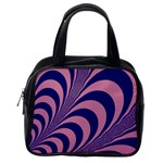 Fractals Vector Background Classic Handbags (2 Sides) Back