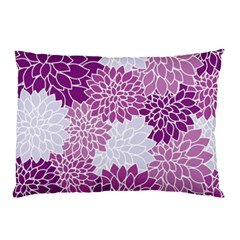 Floral Wallpaper Flowers Dahlia Pillow Case by Nexatart