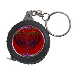 Red Heart Colorful Love Shape Measuring Tapes by Nexatart