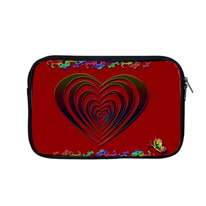 Red Heart Colorful Love Shape Apple MacBook Pro 13  Zipper Case