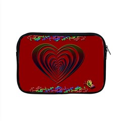 Red Heart Colorful Love Shape Apple Macbook Pro 15  Zipper Case by Nexatart