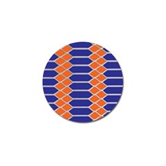 Pattern Design Modern Backdrop Golf Ball Marker by Nexatart