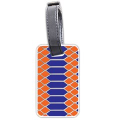 Pattern Design Modern Backdrop Luggage Tags (one Side)  by Nexatart