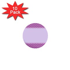 Purple Modern 1  Mini Buttons (10 Pack)  by Nexatart