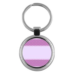 Purple Modern Key Chains (round)  by Nexatart