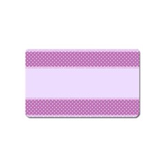 Purple Modern Magnet (name Card) by Nexatart