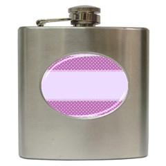 Purple Modern Hip Flask (6 Oz) by Nexatart