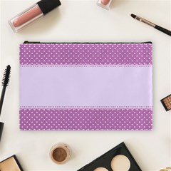 Purple Modern Cosmetic Bag (large)  by Nexatart