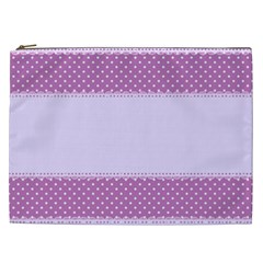 Purple Modern Cosmetic Bag (xxl) 