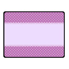 Purple Modern Double Sided Fleece Blanket (small)  by Nexatart