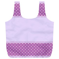 Purple Modern Full Print Recycle Bags (l)  by Nexatart