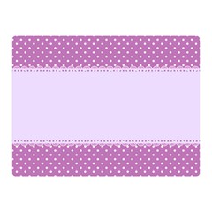 Purple Modern Double Sided Flano Blanket (mini)  by Nexatart