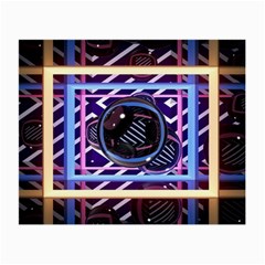 Abstract Sphere Room 3d Design Small Glasses Cloth by Nexatart