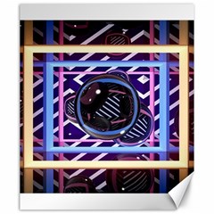 Abstract Sphere Room 3d Design Canvas 20  X 24   by Nexatart