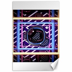 Abstract Sphere Room 3d Design Canvas 24  X 36  by Nexatart