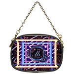 Abstract Sphere Room 3d Design Chain Purses (One Side)  Front