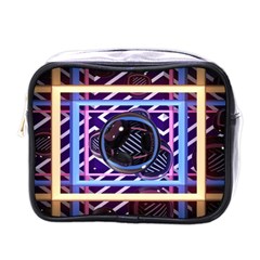 Abstract Sphere Room 3d Design Mini Toiletries Bags by Nexatart