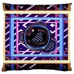 Abstract Sphere Room 3d Design Large Cushion Case (one Side) by Nexatart