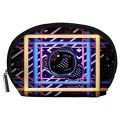 Abstract Sphere Room 3d Design Accessory Pouches (large)  by Nexatart